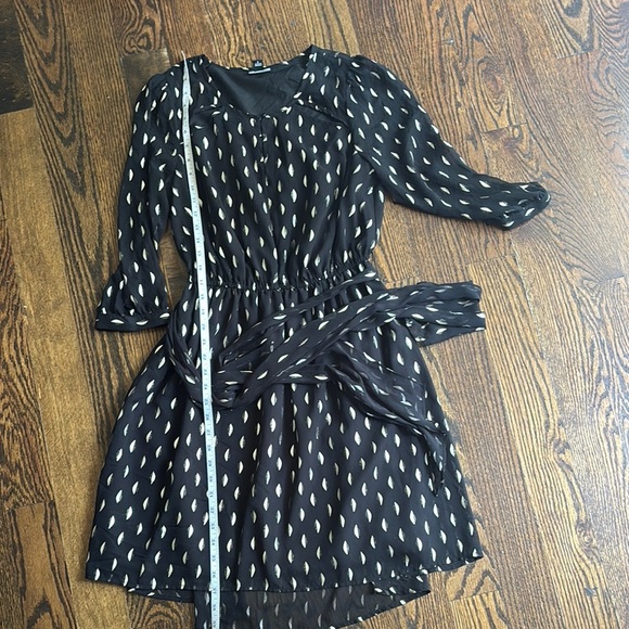 Allen B. By Allen Schwartz Black Dress with White Accents - Picture 4 of 7